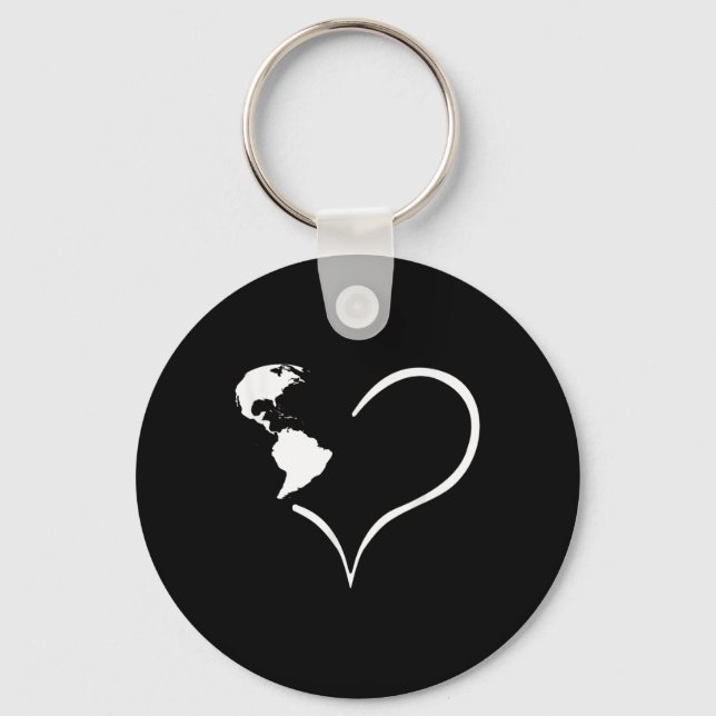 Global Warming Environmental Protection And Recycl Key Ring (Front)