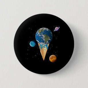 Global Warming, Environmental Protection, Naturelo 6 Cm Round Badge