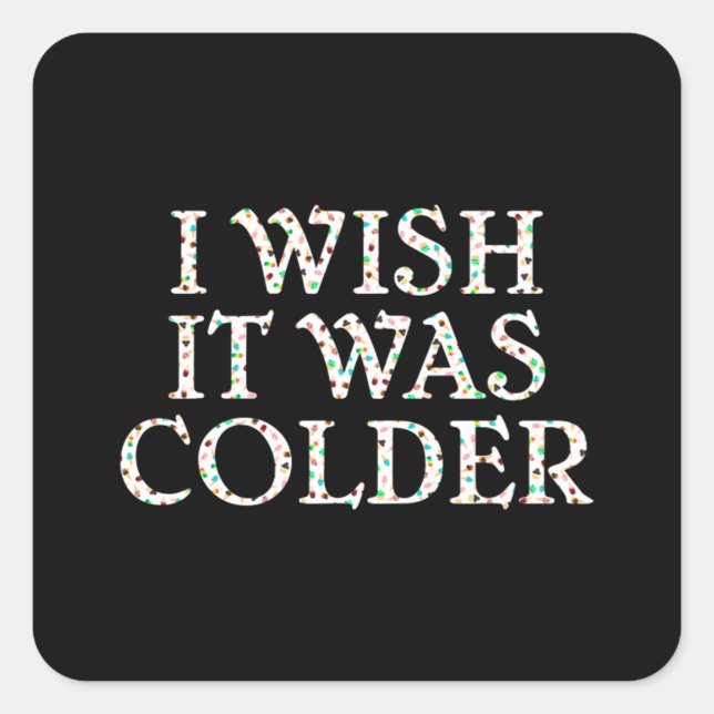 Global Warming is a Socialist Scam Square Sticker (Front)