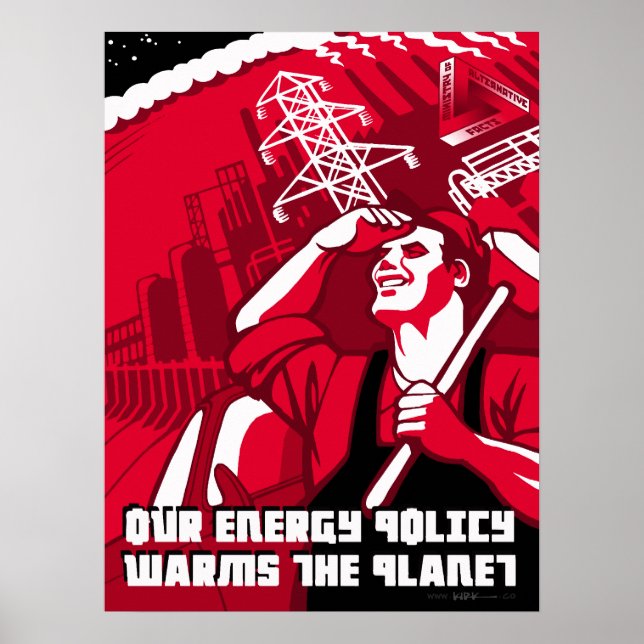 Global Warming Propaganda Parody Poster (Front)