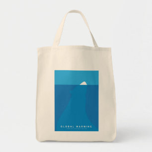 Global Warming Save the Polar Bear Tote Bag