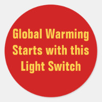 Global Warming Starts with this Light Switch