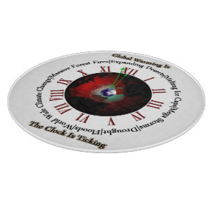 Global Warming - TisRO Glass Cutting Board
