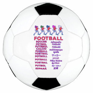 Global Women Soccer Multilingual Names Sports Fan Ball