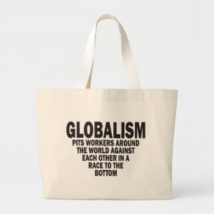 Globalism Large Tote Bag
