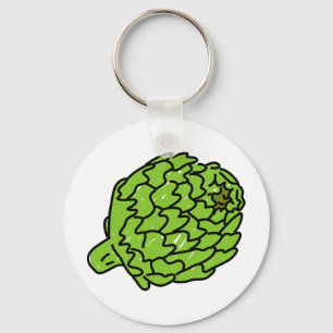 Globe Artichoke Key Ring