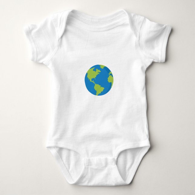 Globe Baby Bodysuit (Front)