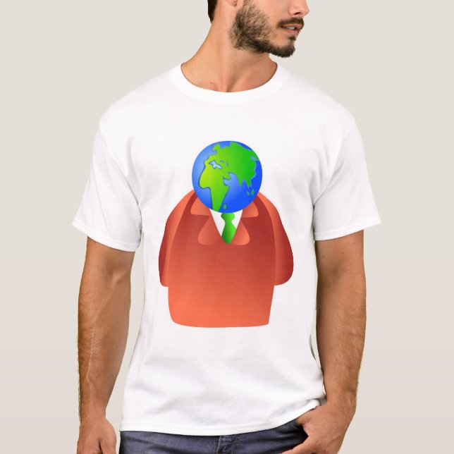 Globe Brain T-Shirt (Front)