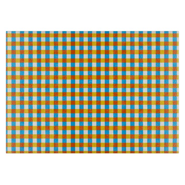 Globe Check cutting board (Front)