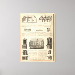 Globe Iron Foundry Woven Wire Mattress Company Canvas Print