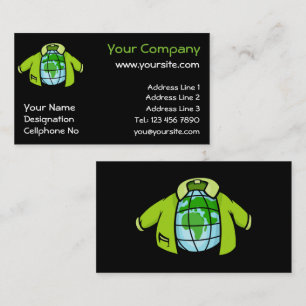 Globe Jacket Business Card