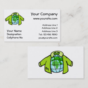 Globe Jacket Business Card