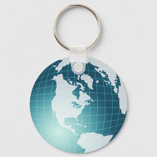 Globe Key Ring (Front)