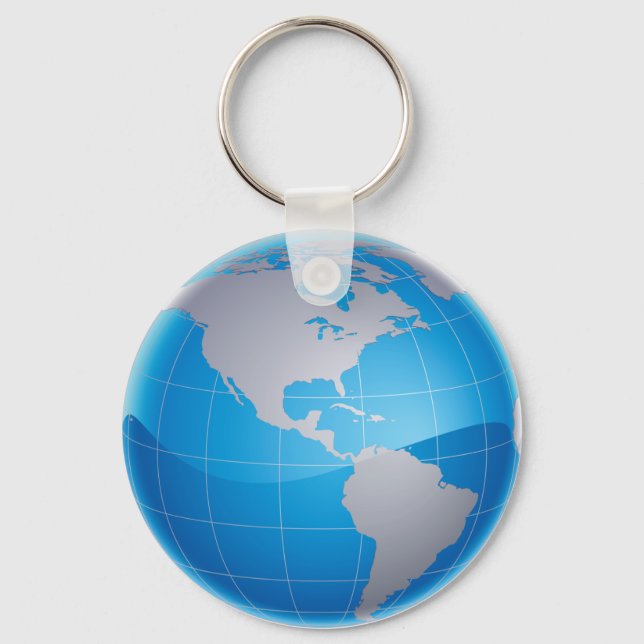 GLOBE KEY RING (Front)