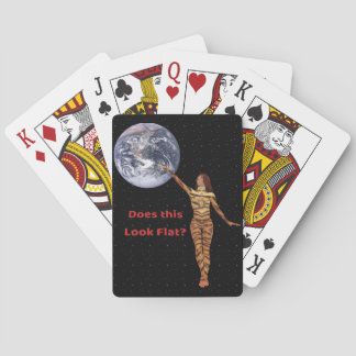 Globe not Flat Playing Cards