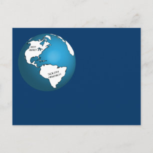 Globe Postcard