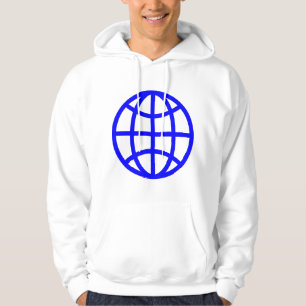 Globe Symbol - Blue Hoodie