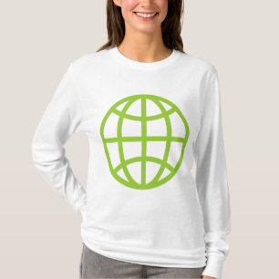 Globe Symbol - Martian Green T-Shirt