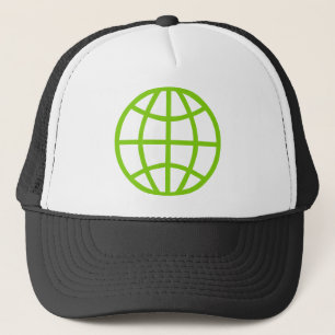 Globe Symbol Trucker Hat