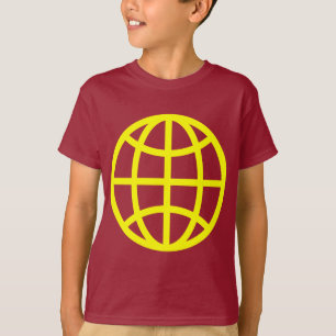 Globe Symbol - Yellow T-Shirt