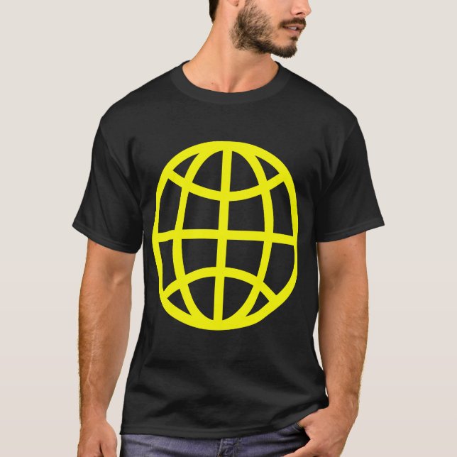 Globe Symbol - Yellow T-Shirt (Front)