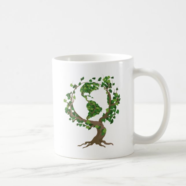 globe tree coffee mug (Right)