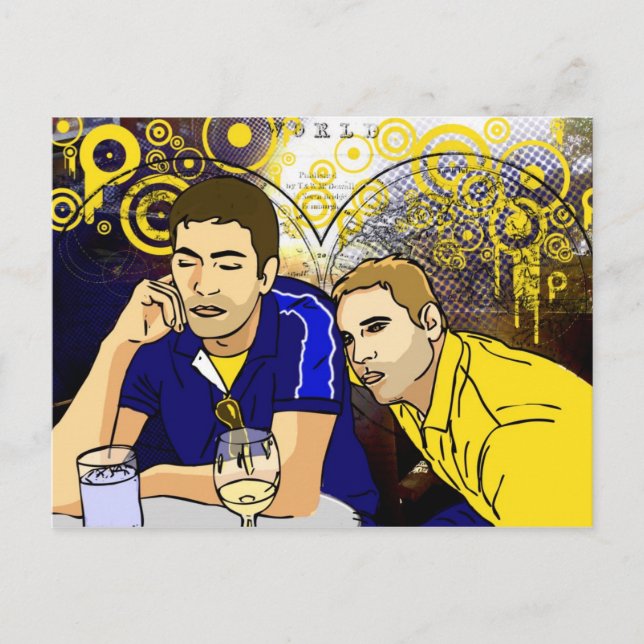 GLOBE TROTTERS POSTCARD (Front)