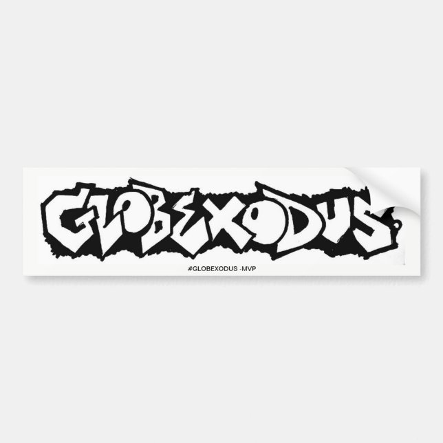 GLOBEXODUS BUMPER STICKER (Front)