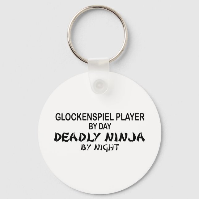 Glockenspiel Deadly Ninja by Night Key Ring (Front)