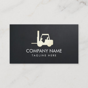 Glod Forklift, Logisitcs - Professional  Business Card