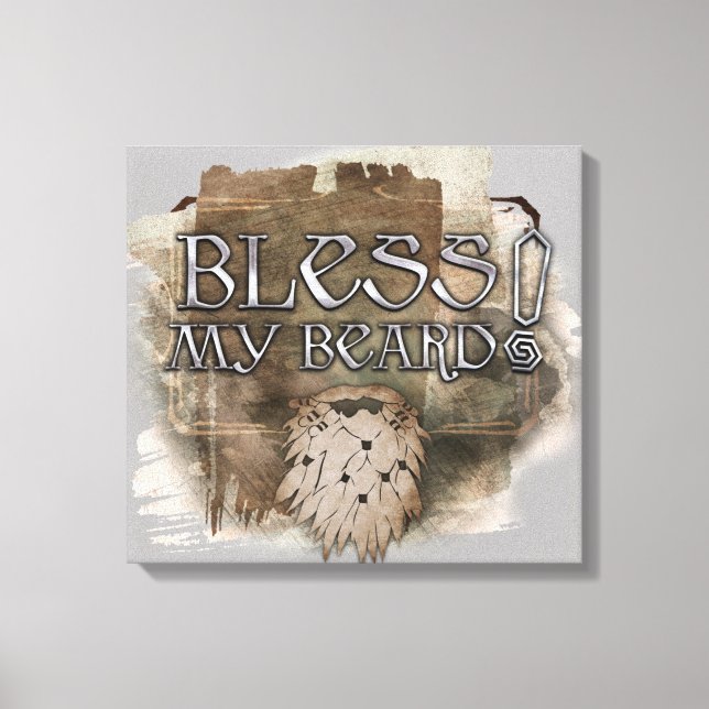 Gloin - Bless My Beard Canvas Print (Front)