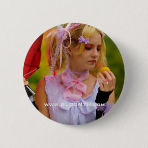 Gloomth Harajuku Bunny Button