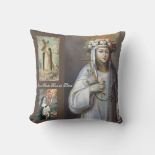 gloria a santa rosa de lima cushion