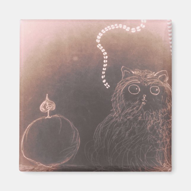 gloria cat in glory lightning anime manga cartoon magnet (Front)