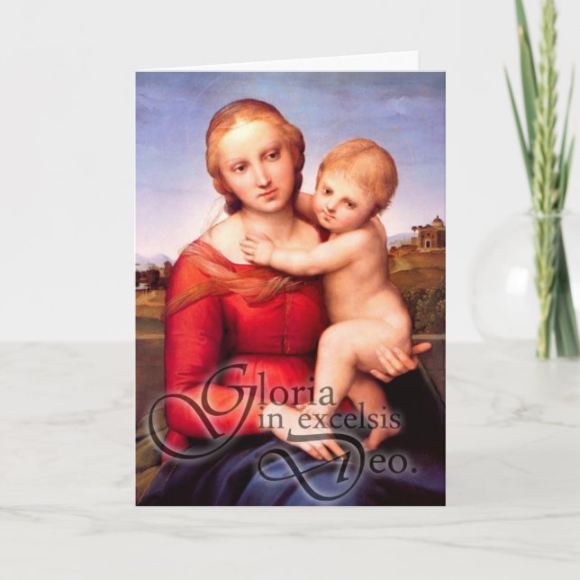 Gloria Christmas card (Front)