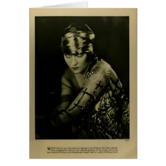 Gloria Swanson 1922 vintage portrait card