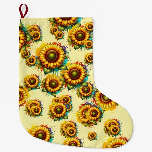 GLORIA'S SUNFLOWERS STOCKING STYLEDBYTRREAL (Front)
