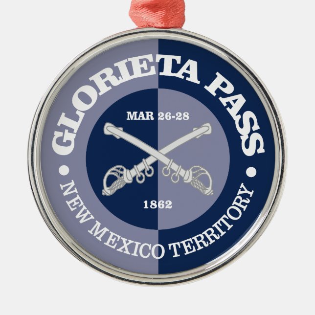 Glorieta Pass (B&G) Metal Tree Decoration (Front)