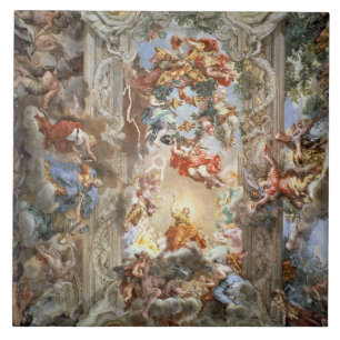 Glorification of the Reign of Pope Urban VIII (156 Tile