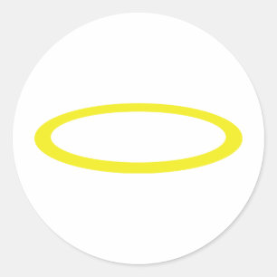 gloriole icon classic round sticker