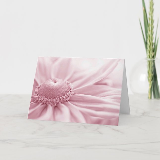 Gloriosa Daisy Macro Card (Front)