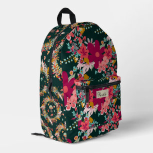 Glorious Garden Joyful Printed Backpack