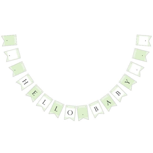 Glorious Green Gingham Bunting (All)