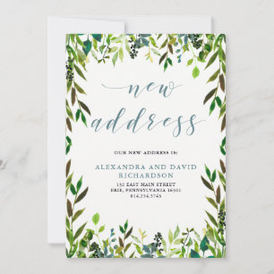 Glorious Greenery   New Address Announcement