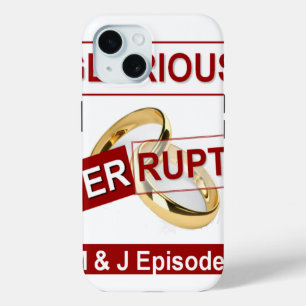 Glorious Interruption: A Golden Beginning iPhone 15 Case