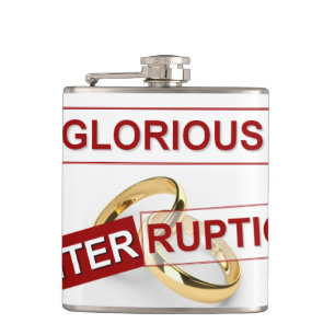 Glorious Interruption: A Golden Beginning Hip Flask