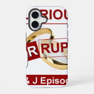 Glorious Interruption: A Golden Beginning iPhone 16 Case