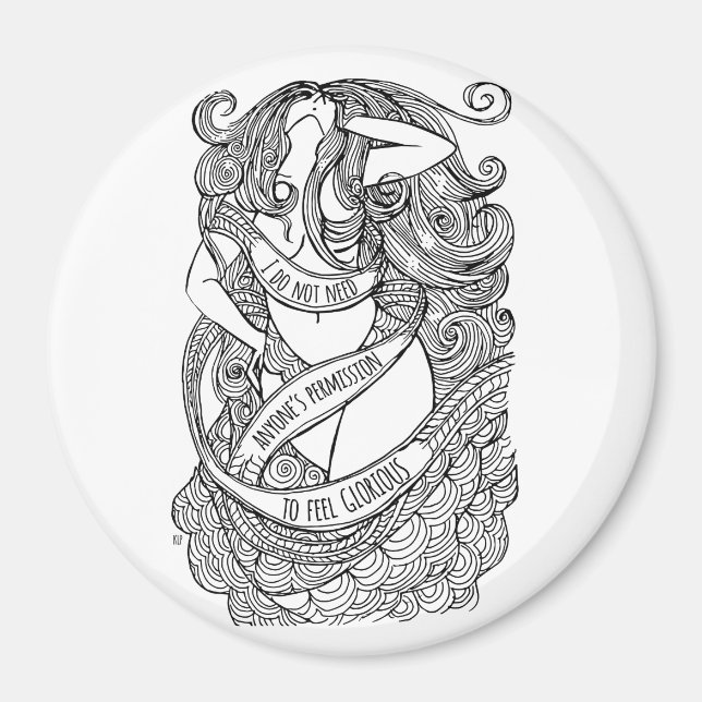 Glorious Magnet - Round (Front)