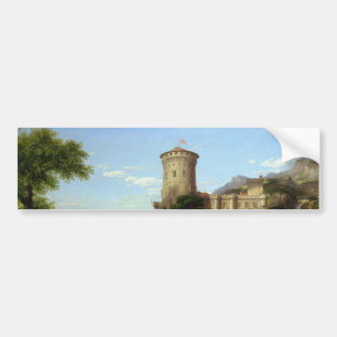 Glorious Past (Mediaeval Joust) (Vintage Art) Bumper Sticker
