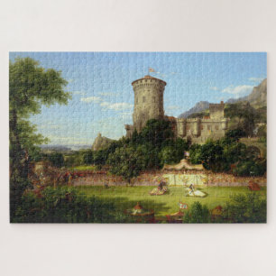 Glorious Past (Mediaeval Joust) (Vintage Art) Jigsaw Puzzle